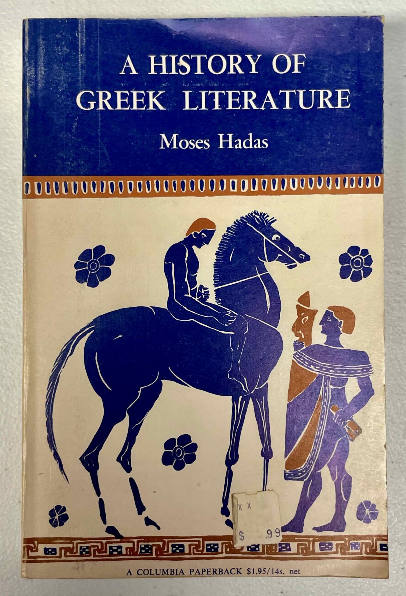 A history of Greek literature | HADAS Moses