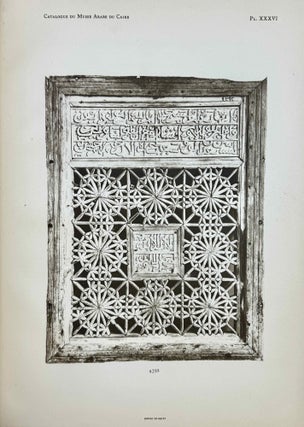 Item #M11552a Catalogue général du Musée Arabe du Caire. Les bois à épigraphes. Tome I: Les...