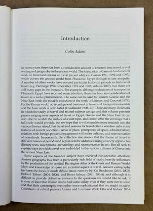 Travel, geography and culture in Ancient Greece, Egypt and the Near East