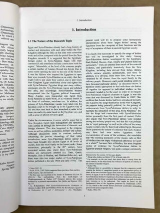 Syro-Palestinian deities in New Kingdom Egypt. The hermeneutics of their existence.