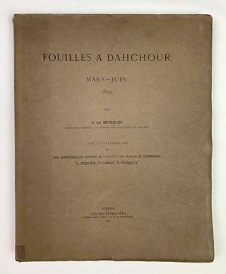 Fouilles à Dahchour (mars-juin 1894)