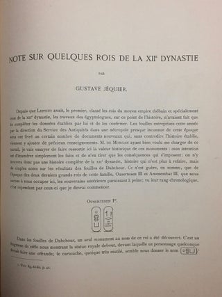 Fouilles à Dahchour (mars-juin 1894) + Fouilles à Dahchour (1894-1895) (complete set)