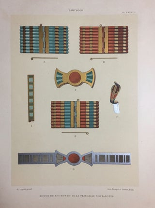 Fouilles à Dahchour (mars-juin 1894) + Fouilles à Dahchour (1894-1895) (complete set)