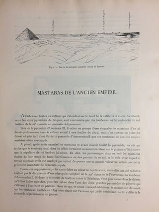 Fouilles à Dahchour (mars-juin 1894) + Fouilles à Dahchour (1894-1895) (complete set)