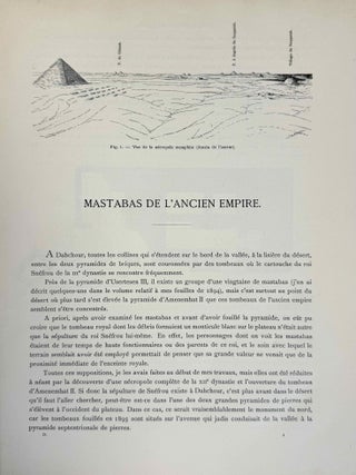 Fouilles &agrave; Dahchour (mars-juin 1894), with: Fouilles &agrave; Dahchour (1894-1895) (complete set)[newline]M1160b-22.jpeg