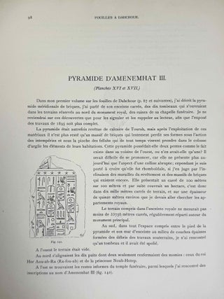 Fouilles &agrave; Dahchour (mars-juin 1894), with: Fouilles &agrave; Dahchour (1894-1895) (complete set)[newline]M1160b-25.jpeg