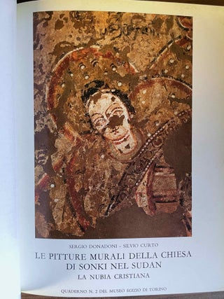 Quaderni di Torino 1-7. Vol. 1: La satira nell' antico Egitto (S. Curto). Vol. 2: Le pitture murali della chiesa di Sonki nel Sudan. La Nubia cristiana (S. Donadoni - S. Curto). Vol. 3: L'arte militare presso gli antichi egizi (S. Curto). Vol. 4: La Capella di Maia (M. Tosi). Vol. 5: Medicina e medici nell'antico Egitto (S. Curto). Vol. 6: Il tempio di Ellesija (S. Curto). Vol. 7: Una stirpe di pittori a Tebe (M. Tosi).[newline]M11645-02.jpeg