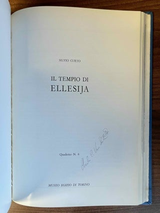 Quaderni di Torino 1-7. Vol. 1: La satira nell' antico Egitto (S. Curto). Vol. 2: Le pitture murali della chiesa di Sonki nel Sudan. La Nubia cristiana (S. Donadoni - S. Curto). Vol. 3: L'arte militare presso gli antichi egizi (S. Curto). Vol. 4: La Capella di Maia (M. Tosi). Vol. 5: Medicina e medici nell'antico Egitto (S. Curto). Vol. 6: Il tempio di Ellesija (S. Curto). Vol. 7: Una stirpe di pittori a Tebe (M. Tosi).[newline]M11645-06.jpeg