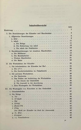 Die gesellschaftliche Stellung der ägyptischen Künstler im Alten Reich