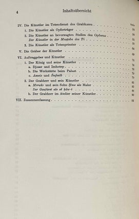 Die gesellschaftliche Stellung der ägyptischen Künstler im Alten Reich