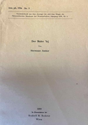 Item #M11651 Der Maler 'Irj. JUNKER Hermann