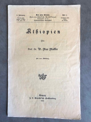 Item #M1172 Äthiopien. MÜLLER Wilhelm Max
