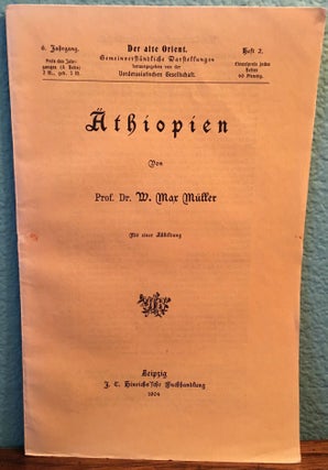 Item #M1172b Äthiopien. MÜLLER Wilhelm Max