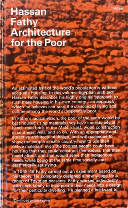 Item #M11732 Architecture for the poor. An experiment in rural Egypt. FATHY Hassan