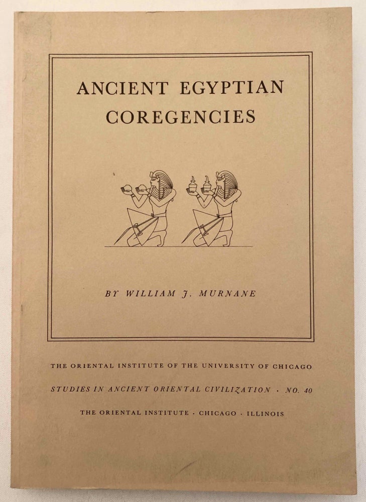 Item #M1175a Ancient Egyptian coregencies. MURNANE William.[newline]M1175a.jpg