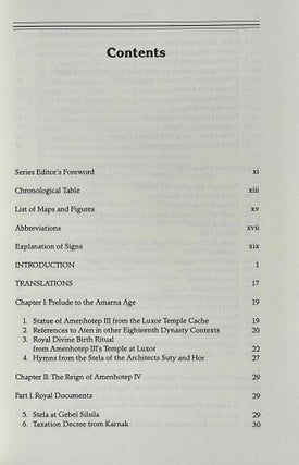 Texts from the Amarna period in Egypt
