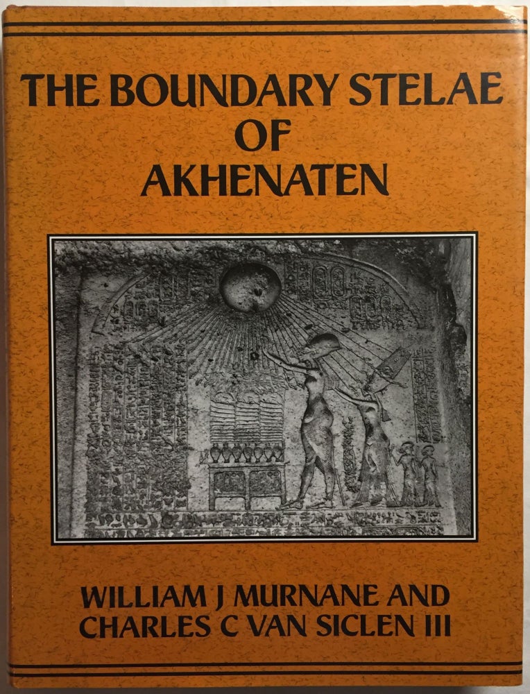 Item #M1177 The boundary stelae of Akhenaten. MURNANE William.[newline]M1177.jpg