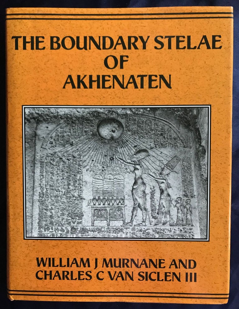Item #M1177b The boundary stelae of Akhenaten. MURNANE William.[newline]M1177b.jpg