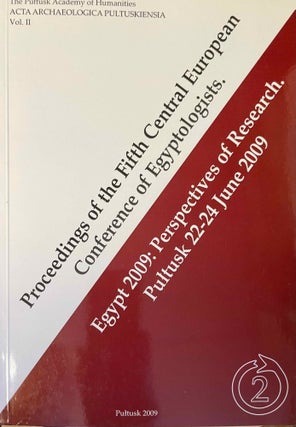 Item #M11783 Proceedings of the Fifth Central European Conference of Young Egyptologists. Egypt...