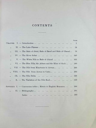 The physiography of the river Nile and its basin