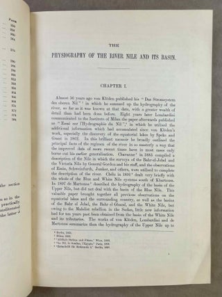 The physiography of the river Nile and its basin