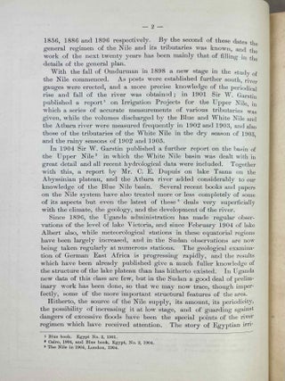 The physiography of the river Nile and its basin