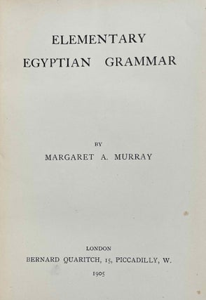 Elementary Egyptian grammar[newline]M1179-02.jpeg
