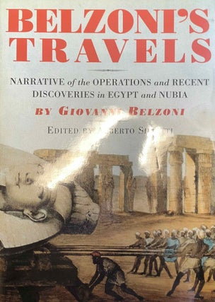 Item #M11817 Belzoni's travels. Narrative of the operations and recent discoveries in Egypt...