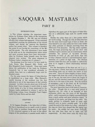Saqqara mastabas. Part I. And Gurob. Part II. (complete set)[newline]M1181a-09.jpeg