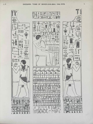 Saqqara mastabas. Part I. And Gurob. Part II. (complete set)[newline]M1181e-07.jpeg
