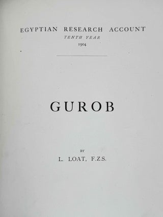 Saqqara mastabas. Part I. And Gurob. Part II. (complete set)[newline]M1181e-09.jpeg