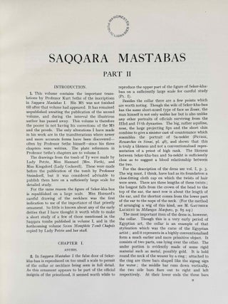 Saqqara mastabas. Part I. And Gurob. Part II. (complete set)[newline]M1181e-16.jpeg