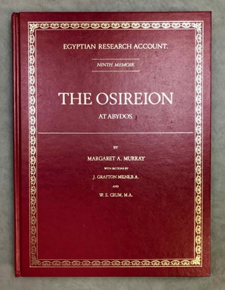 Item #M1183e The Osireion at Abydos. MURRAY Margaret Alice