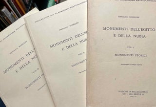 Item #M11848 I monumenti dell' Egitto i della Nubia. Vol. I: Monumenti storici. Vol. II:...