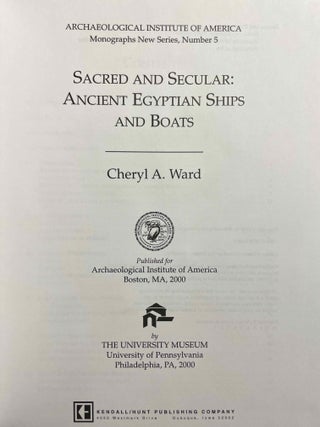 Sacred and secular. Ancient Egyptian ships and boats.[newline]M11851-01.jpeg