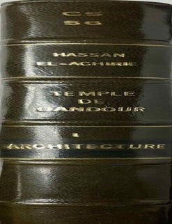 Item #M11864a Le temple de Dandour. Vol. I: Architecture. EL-ACHIRIE Hassan.[newline]M11864a-00.jpeg