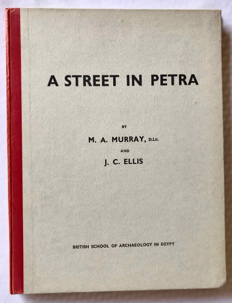 Item #M1186b A street in Petra. MURRAY Margaret Alice - ELLIS J. C.[newline]M1186b.jpg