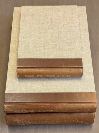 Das &auml;gyptische Todtenbuch der XVIII. bis XX. Dynastie. Aus verschiedenen Urkunden. Zusammengestellt und herausgegeben von Edouard Naville. Einleitung, Band I & II (complete set)[newline]M1188h-01.jpeg