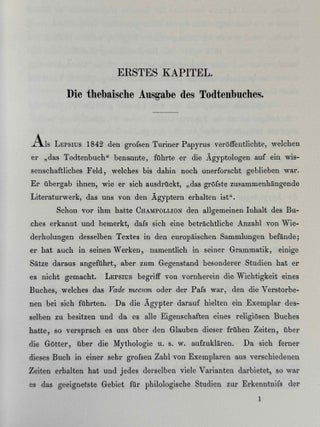 Das &auml;gyptische Todtenbuch der XVIII. bis XX. Dynastie. Aus verschiedenen Urkunden. Zusammengestellt und herausgegeben von Edouard Naville. Einleitung, Band I & II (complete set)[newline]M1188h-06.jpeg