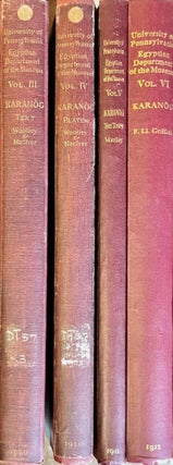 Item #M11893 Karanog. Vol. III & IV: Karanog, the Romano-Nubian cemetery, text & plates....