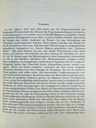 Akademieschriften, 1950-1967. 1) Eine &auml;gyptische Schreibpalette als Rechenbrett. 2) Alt&auml;gyptische Festdaten. 3) Der Denkstein Sethos' I. f&uuml;r die Kapelle Ramses' I. in Abydos. 4) Die Deutung der Geheimnisse des Rituals f&uuml;r die Abwehr des B&ouml;sen. 5) Hieroglyphen - Untersuchungen zum Ursprung der Schrift. 6) Kanais. Der Tempel Sethos I. im Wadi Mia. 7) Die Reinigung Pharaohs in einem memphitischen Tempel (Berlin P 13242). 8) Das sch&ouml;ne Fest vom W&uuml;stentale. Festbr&auml;uche einer Totenstadt. 9) Die Schrift der verborgenen Kammer in K&ouml;nigsgr&auml;bern der 18. Dynastie. (Gliederung, Titel und Vermerke). 10) Zum Kr&ouml;nungstag der K&ouml;nigin Hatscheps&ucirc;t. 11) Zur Kr&ouml;nungstitulatur der Pyramidenzeit. 12) Zum Weltbild der Jenseitsf&uuml;hrer des neuen Reiches.[newline]M11917-17.jpeg