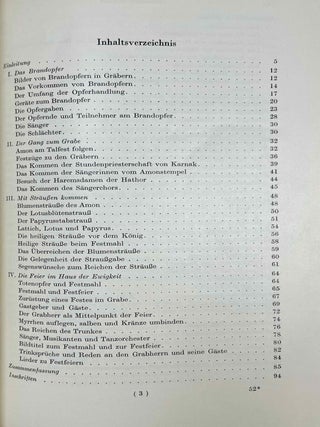 Akademieschriften, 1950-1967. 1) Eine &auml;gyptische Schreibpalette als Rechenbrett. 2) Alt&auml;gyptische Festdaten. 3) Der Denkstein Sethos' I. f&uuml;r die Kapelle Ramses' I. in Abydos. 4) Die Deutung der Geheimnisse des Rituals f&uuml;r die Abwehr des B&ouml;sen. 5) Hieroglyphen - Untersuchungen zum Ursprung der Schrift. 6) Kanais. Der Tempel Sethos I. im Wadi Mia. 7) Die Reinigung Pharaohs in einem memphitischen Tempel (Berlin P 13242). 8) Das sch&ouml;ne Fest vom W&uuml;stentale. Festbr&auml;uche einer Totenstadt. 9) Die Schrift der verborgenen Kammer in K&ouml;nigsgr&auml;bern der 18. Dynastie. (Gliederung, Titel und Vermerke). 10) Zum Kr&ouml;nungstag der K&ouml;nigin Hatscheps&ucirc;t. 11) Zur Kr&ouml;nungstitulatur der Pyramidenzeit. 12) Zum Weltbild der Jenseitsf&uuml;hrer des neuen Reiches.[newline]M11917-28.jpeg