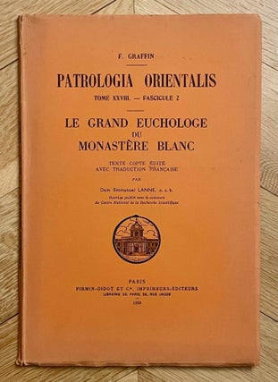 Item #M11929 Le grand euchologe du Monastère Blanc. LANNE Emmanuel