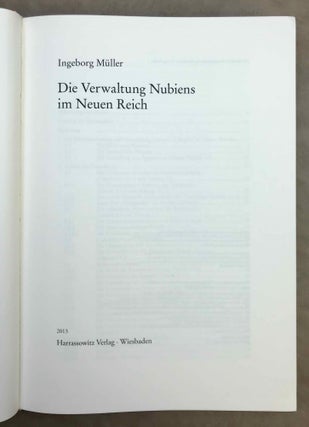 Die Verwaltung Nubiens im Neuen Reich