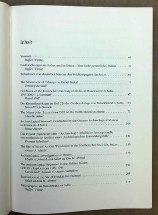 Neueste Feldforschungen im Sudan und in Eritrea. Akten des Symposiums vom 13. bis 14. Oktober 1999 in Berlin.