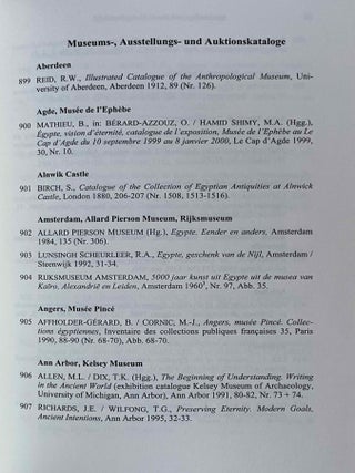 Bibliographie zum Alt&auml;gyptischen Totenbuch. 2., erweiterte Auflage.