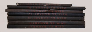 Item #M1197 Deir el-Bahari, complete set of 7 volumes: Introduction volume: its plan, its...