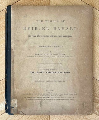 Item #M1197i Deir el-Bahari: Introduction: its plan, its founders and its first explorers....