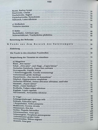 Studien an subfossilen Tierknochen aus &Auml;gypten