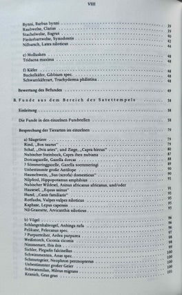 Studien an subfossilen Tierknochen aus Ägypten
